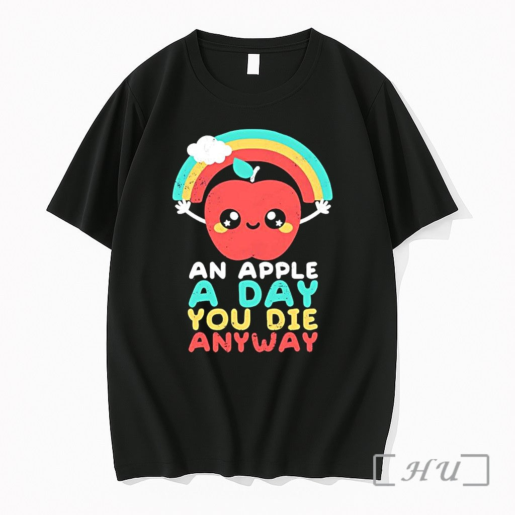 Officials An Apple A Day You Die Anyway Rainbow