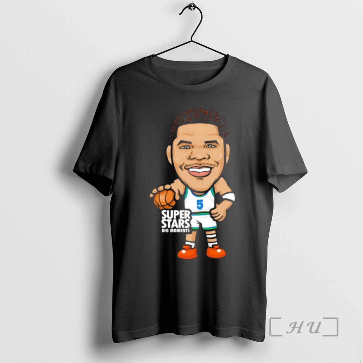 Officials Anthony Edwards Super Stars Big Moments Cartoon T-Shirts, Hoodie, Sweatshirt | AU01DripNestTees.com