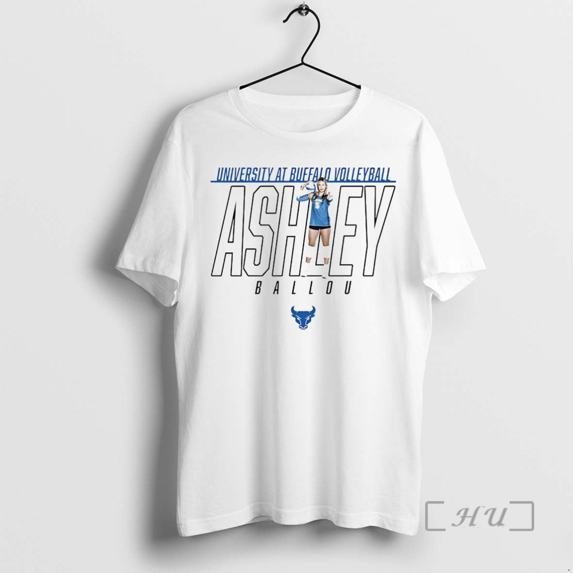 Officials Ashley Ballou Illustrated University At Buffalo Bulls Volleyball T-Shirts, Hoodie, Sweatshirt