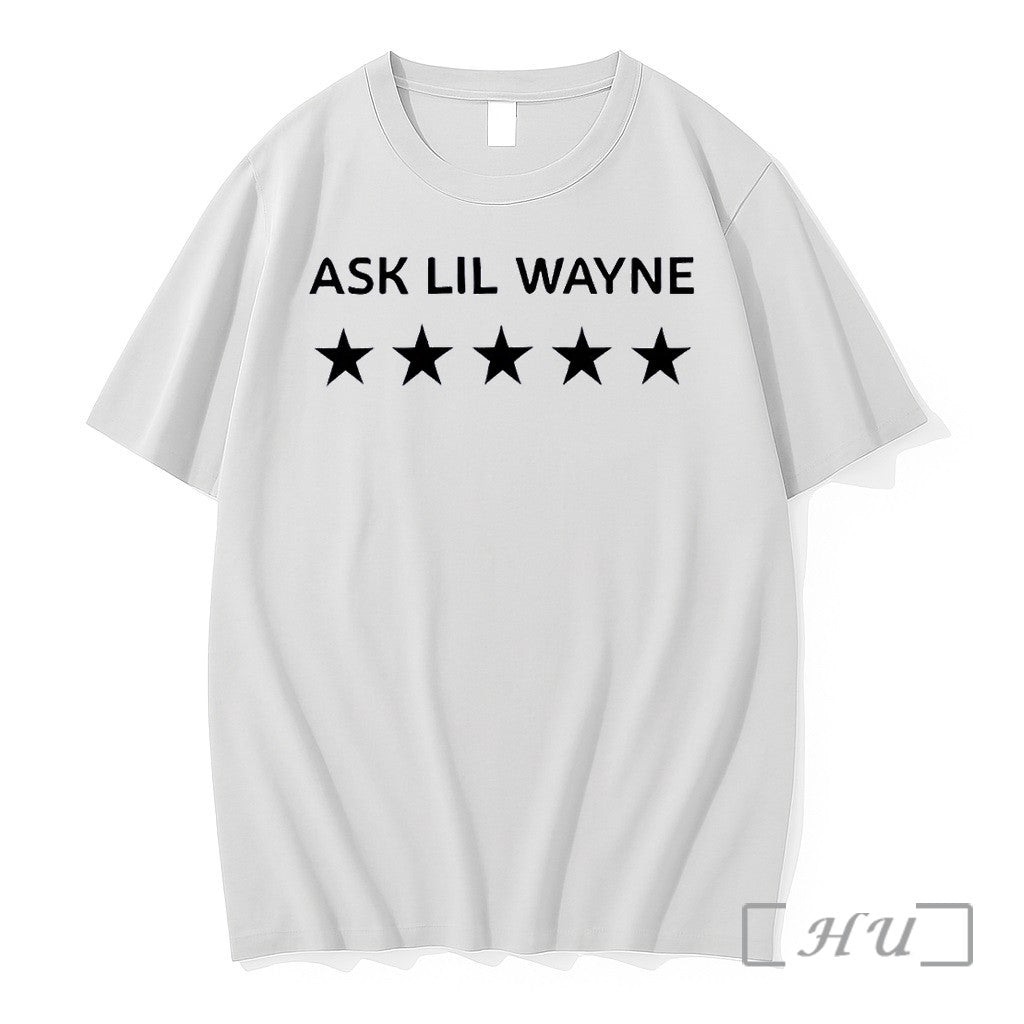 Officials Ask Lil Wayne Five Star White Premium T Shirts Sweater Hoodie Jpg