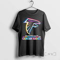 Officials Atlanta Falcons Football Whatever Color Cancer Sucks Logo Colors T-Shirts, Hoodie, Sweatshirt