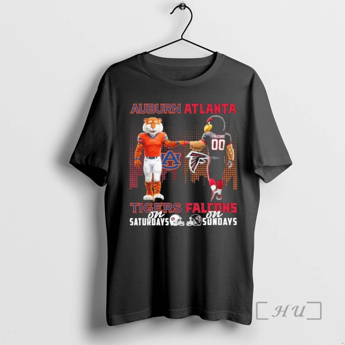 Officials Auburn Tigers On Saturdays X Atlanta Falcons On Sundays T-Shirts, Hoodie, Sweatshirt | AU01DripNestTees.com