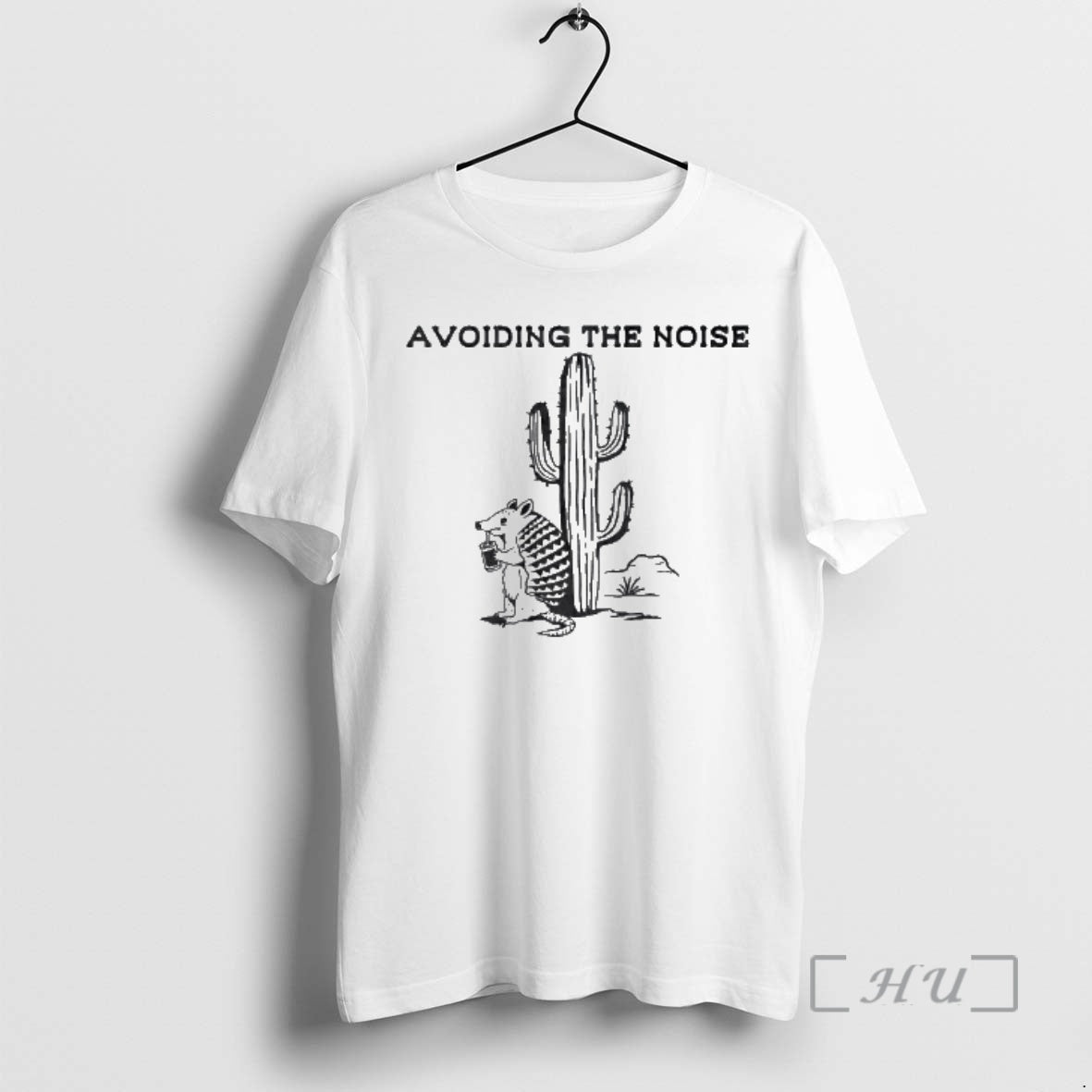 Officials Avoiding The Noise Armadillo Drinking Under Saguaro Cactus Desert T-Shirts, Hoodie, Sweatshirt