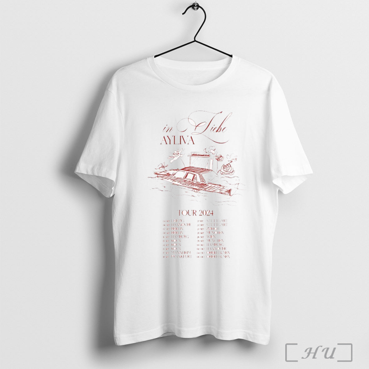 Officials Ayliva Die Ayliva Tour 2024 Passenger T Shirt