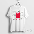 Officials Bts World Tour 2026 The Kings Are Comebacks Signature T-Shirts, Hoodie, Sweatshirt | AU01DripNestTees.com