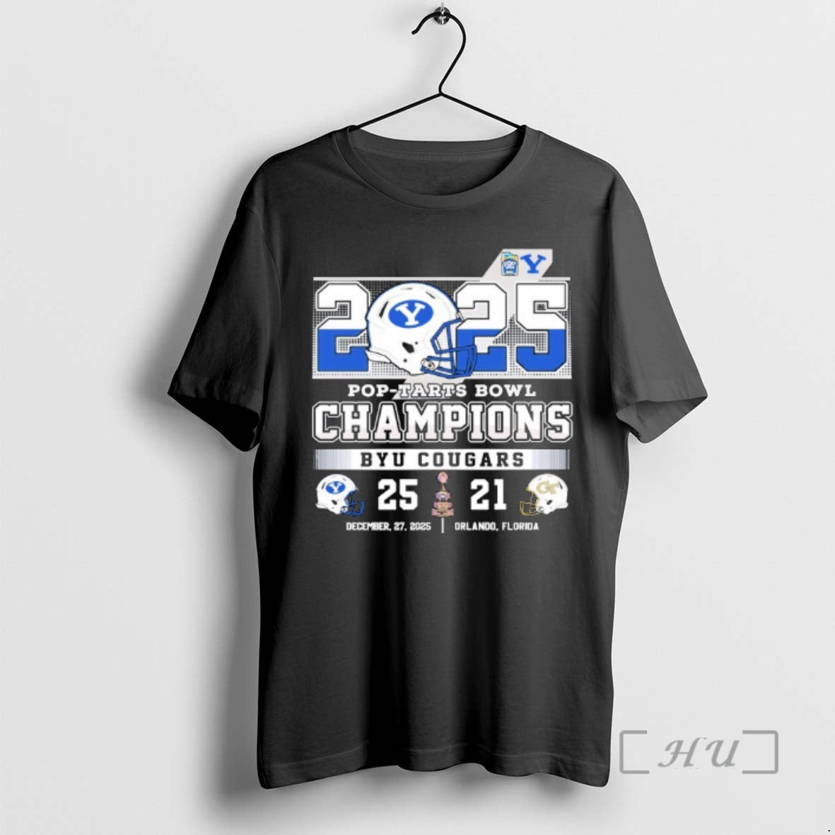 Officials Byu Cougars 2025 Pop Tarts Bowl Champions 25 21
