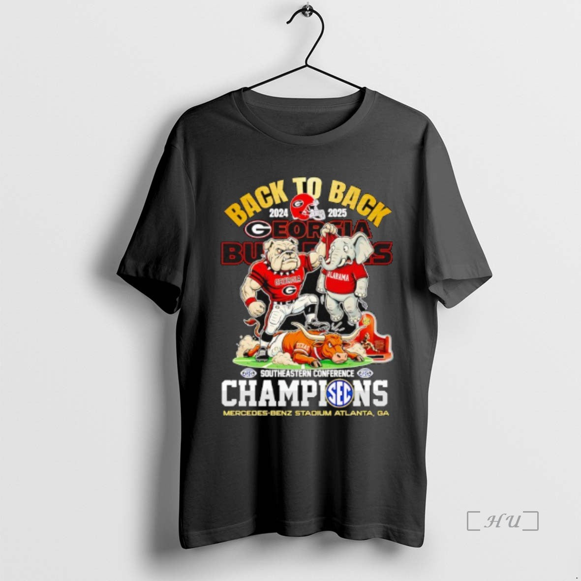 Officials Back To Back Georgia Bulldogs Southeastern Conference Champions 2025 T-Shirts, Hoodie, Sweatshirt