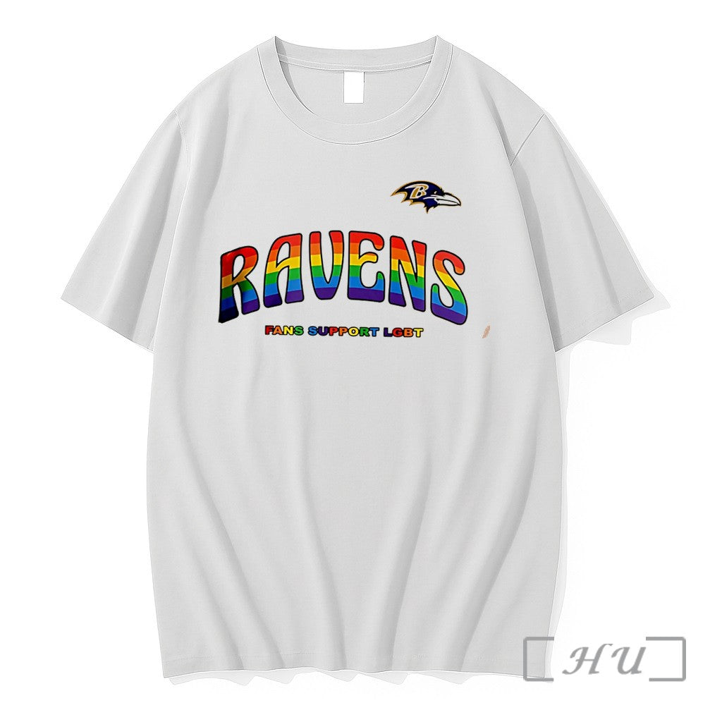Officials Baltimore Ravens Fans Support Lgbt Pride Month Tee