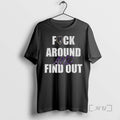 Officials Baltimore Ravens Football Fuck Around And Find Out T-Shirts, Hoodie, Sweatshirt | AU01DripNestTees.com