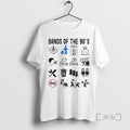 Officials Bands Of The 90s T-Shirts, Hoodie, Sweatshirt | AU01DripNestTees.com