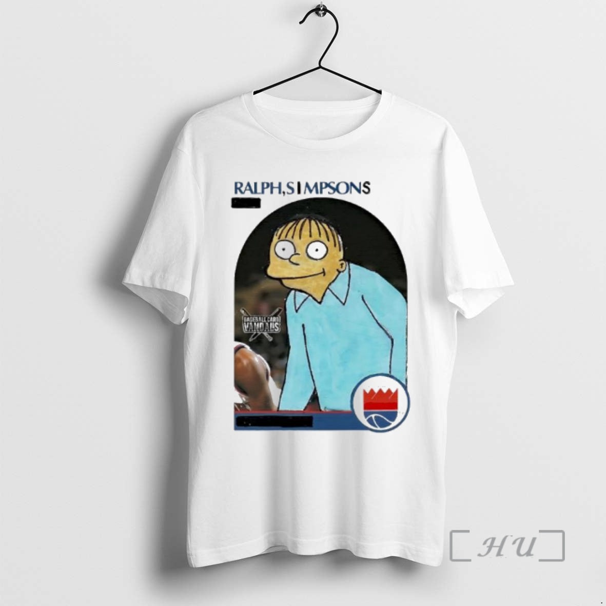 Officials Baseball Card Vandal X Ralph Wiggum The Simpsons T-Shirts, Hoodie, Sweatshirt | AU01DripNestTees.com