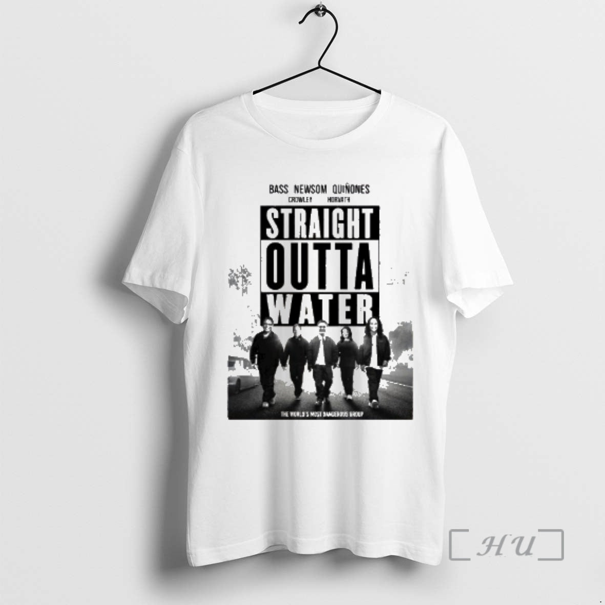 Officials Bass Newsom Quinones Straight Outta Water T-Shirts, Hoodie, Sweatshirt | AU01DripNestTees.com