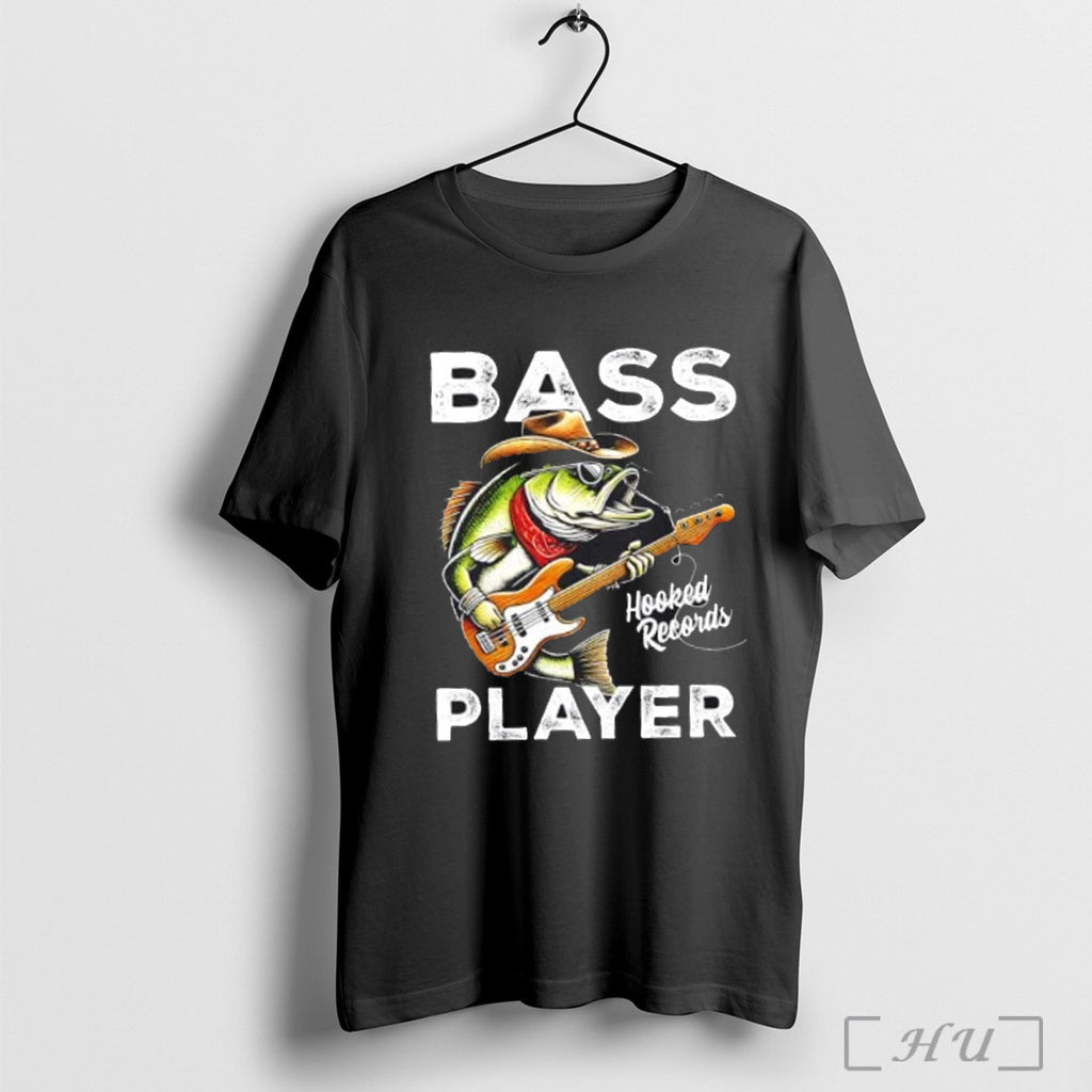 Officials Bass Player Fishing Catch Bass Fish T Shirt