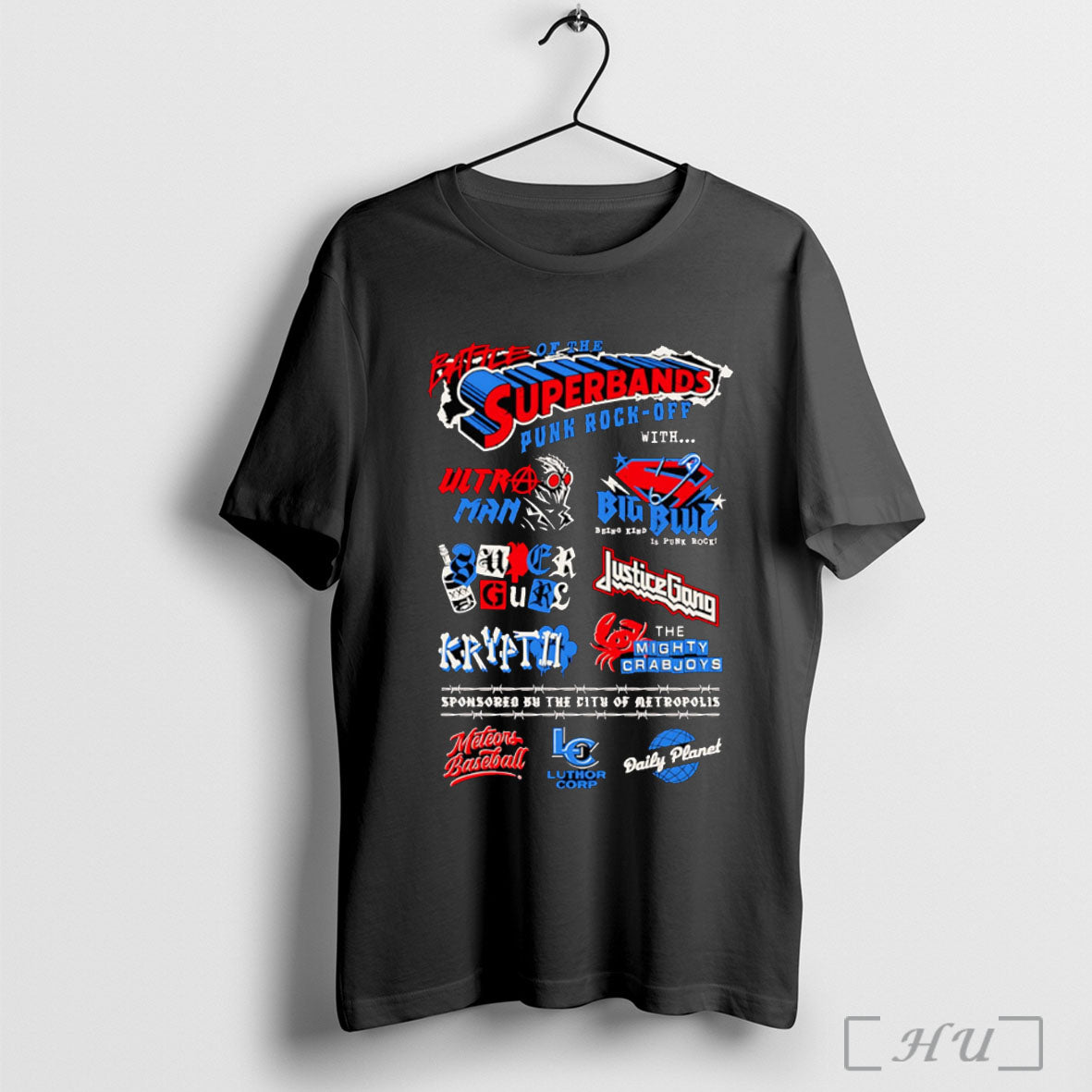 Officials Battle Of The Superbands Punk Rock Off T Shirt