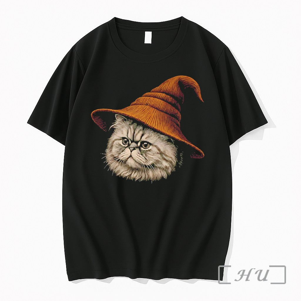 Officials Beanie Cat Wizard Cartoon Tee Premium T Shirts Sweater Hoodie Jpg