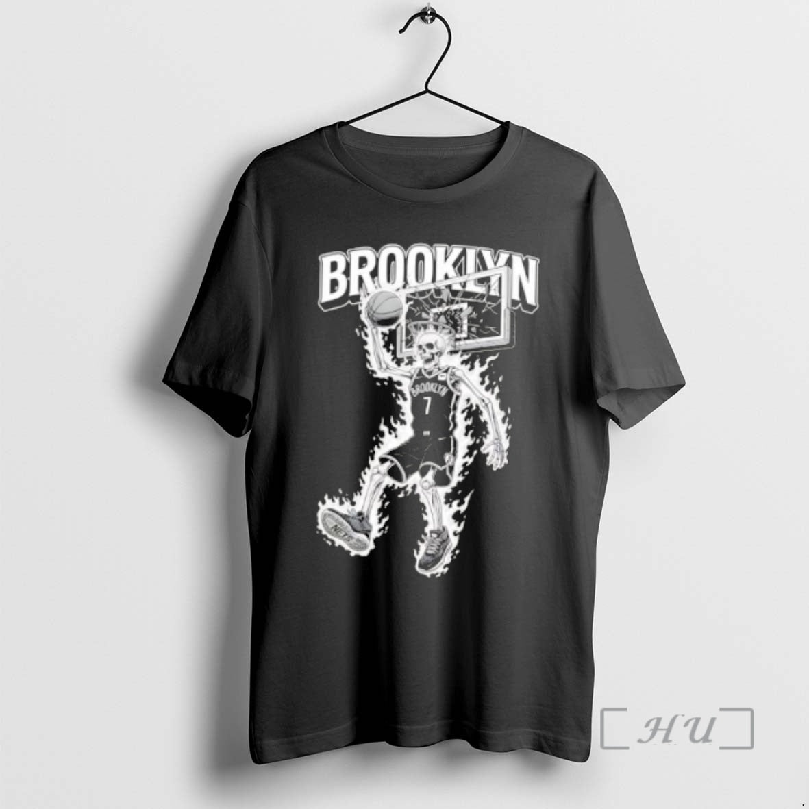 Officials Best Brooklyn Nets Mens Basketball Skeleton Player Fire T-Shirts, Hoodie, Sweatshirt | AU01DripNestTees.com