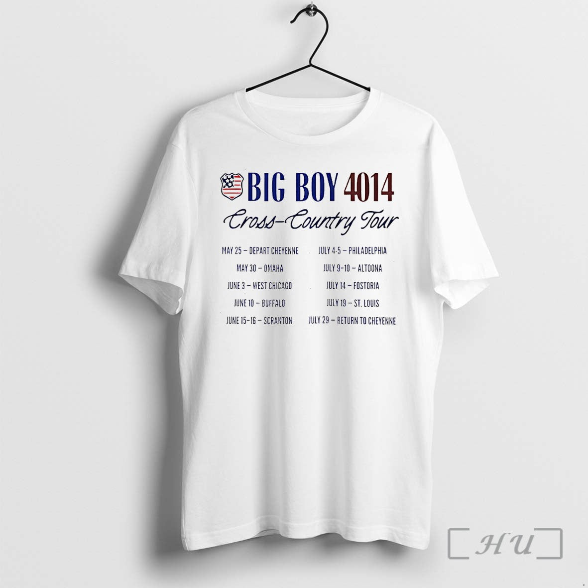 Officials Big Boy 4014 Tour America 250 Train