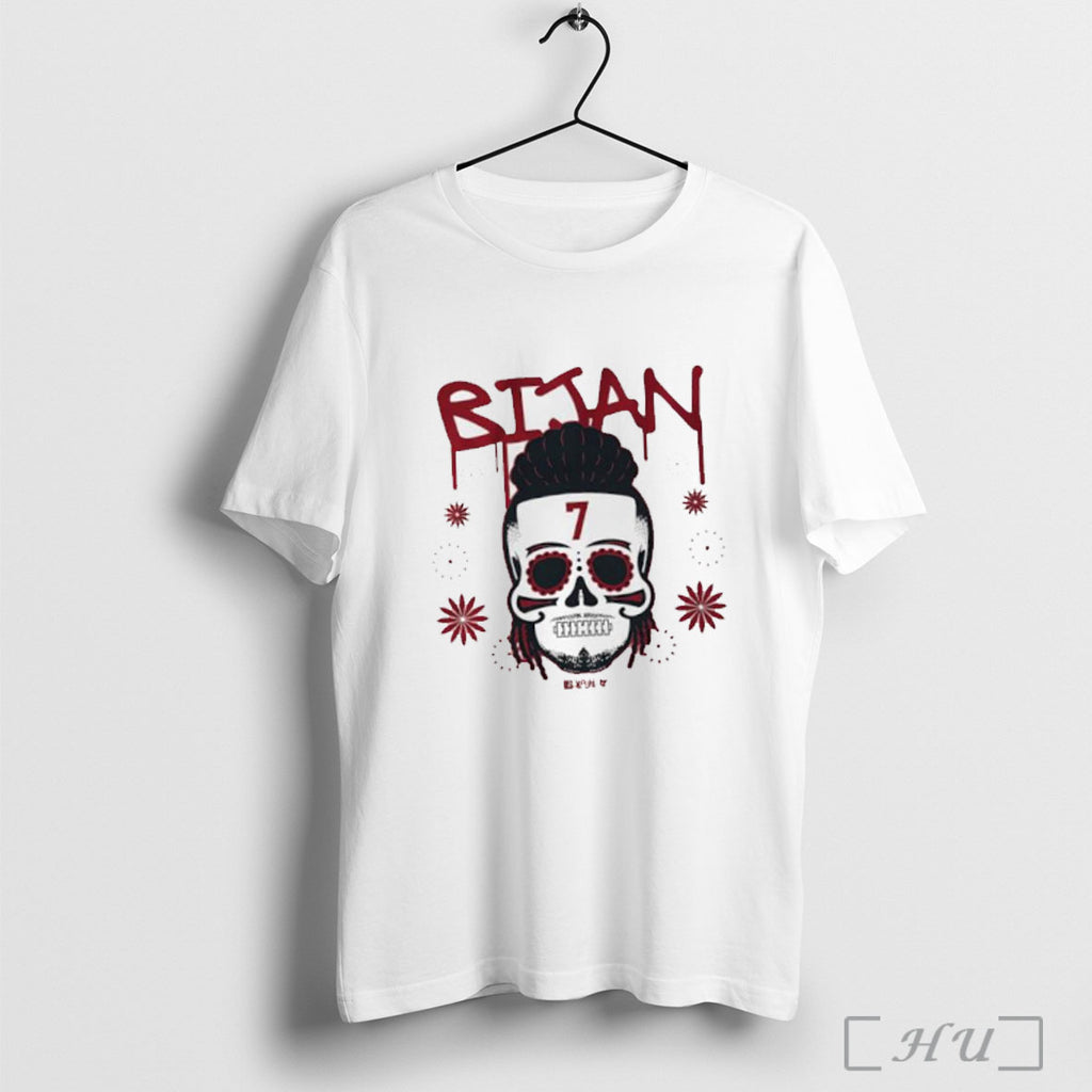 Officials Bijan Robinson Sugar Skull Remix T Shirt
