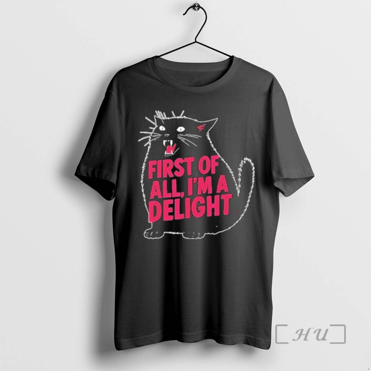Officials Black Cat First Of All Im A Delight T-Shirts, Hoodie, Sweatshirt | AU01DripNestTees.com