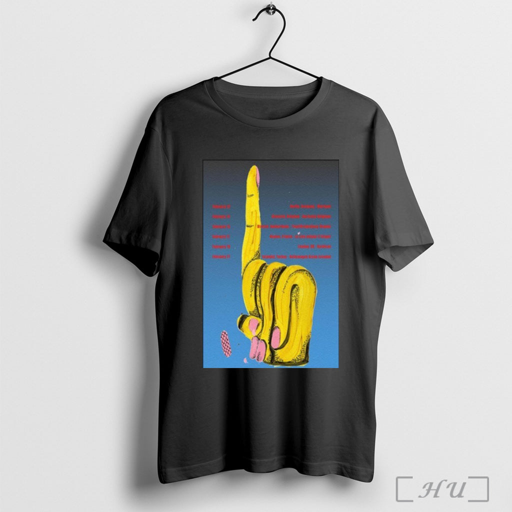 Officials Blonde Redhead February 2026 Tour Dates European Shows T Shirt