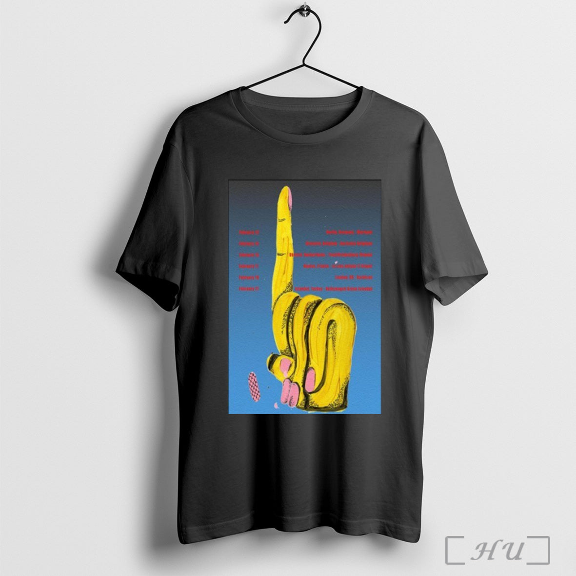 Officials Blonde Redhead February 2026 Tour Dates European Shows T Shirt