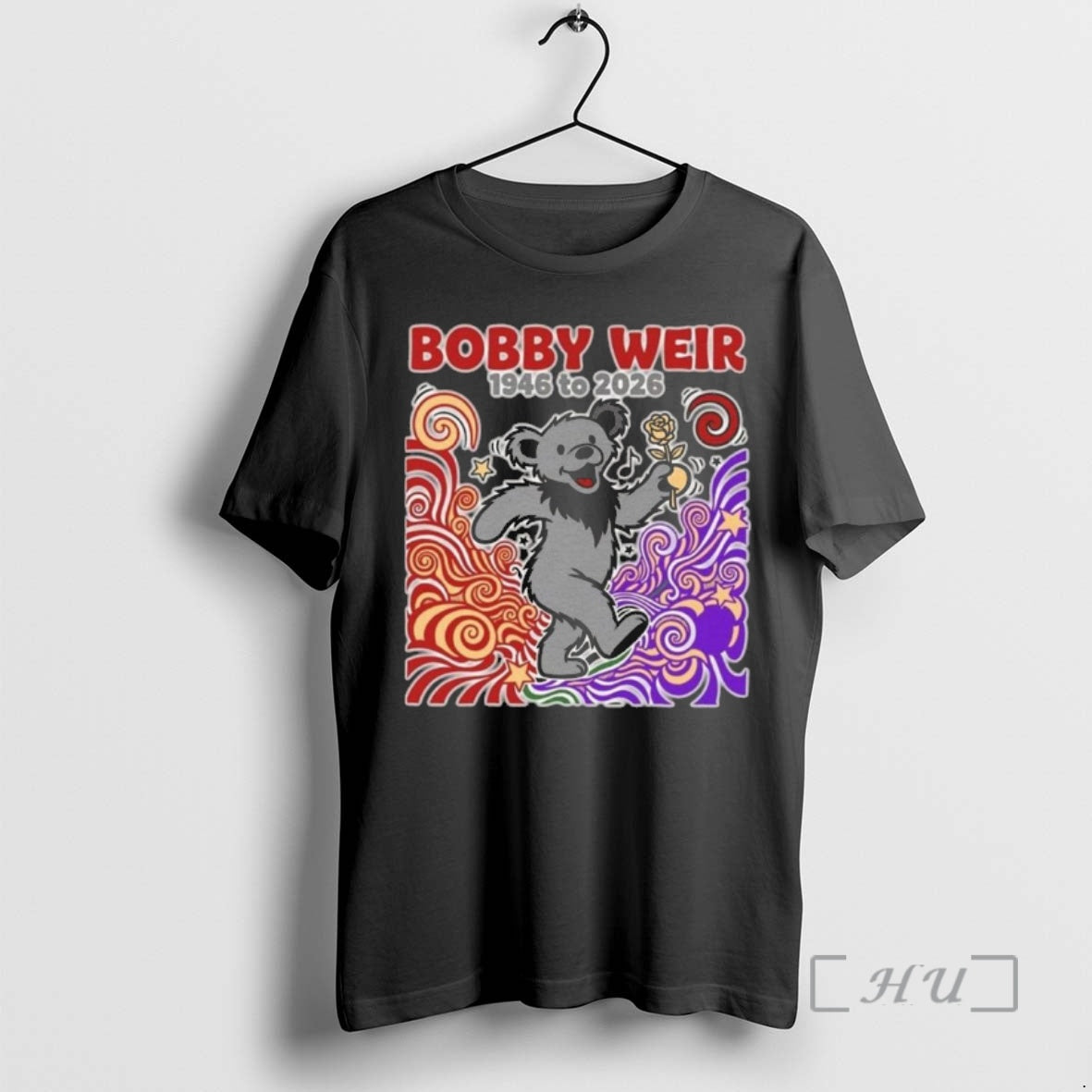 Officials Bobby Weir Dead Bear 1946 2026 Memorial T-Shirts, Hoodie, Sweatshirt | AU01DripNestTees.com