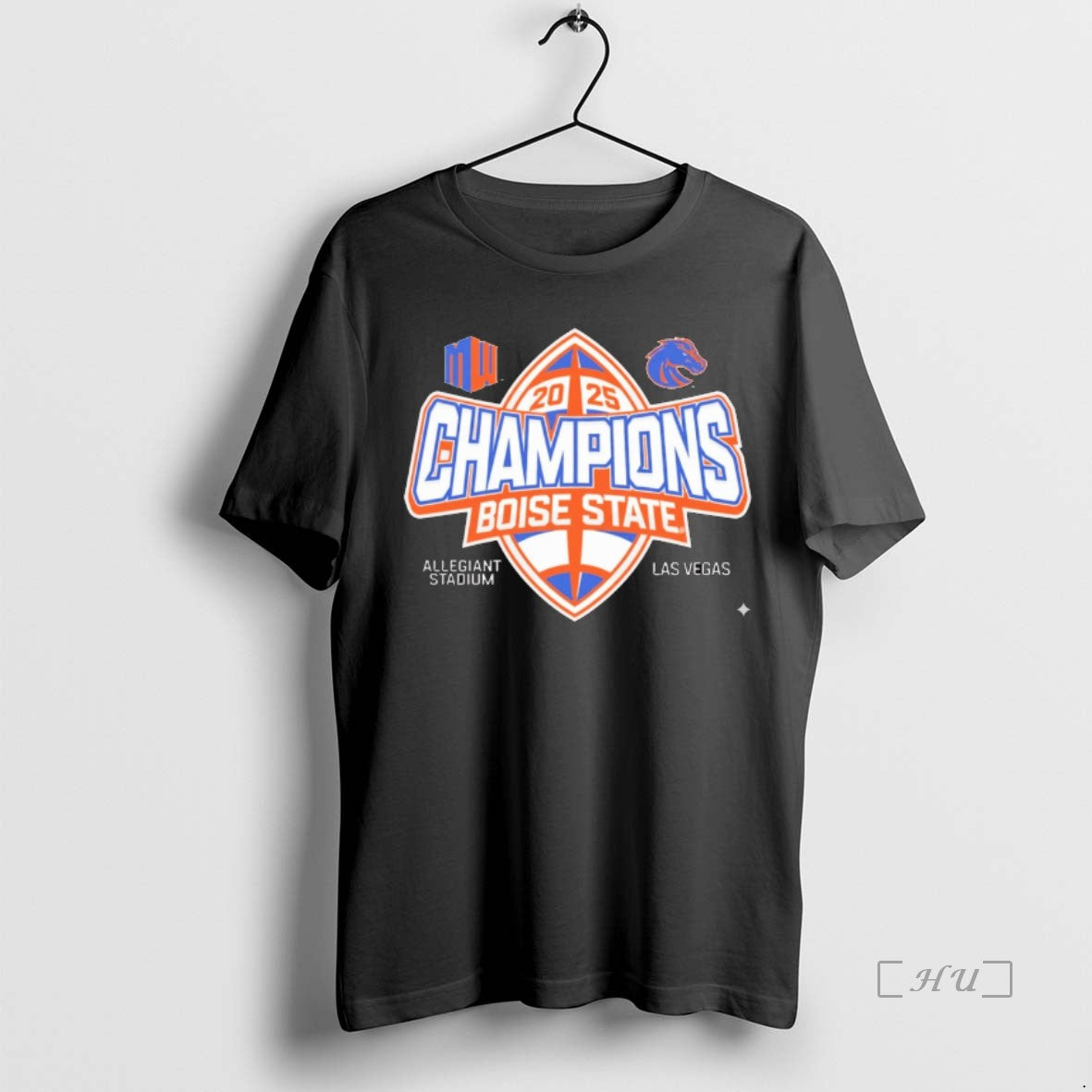 Officials Boise State Broncos 2025 Mountain West Football Champions Allegiant Stadium Las Vegas Premium T-Shirts, Hoodie,...
