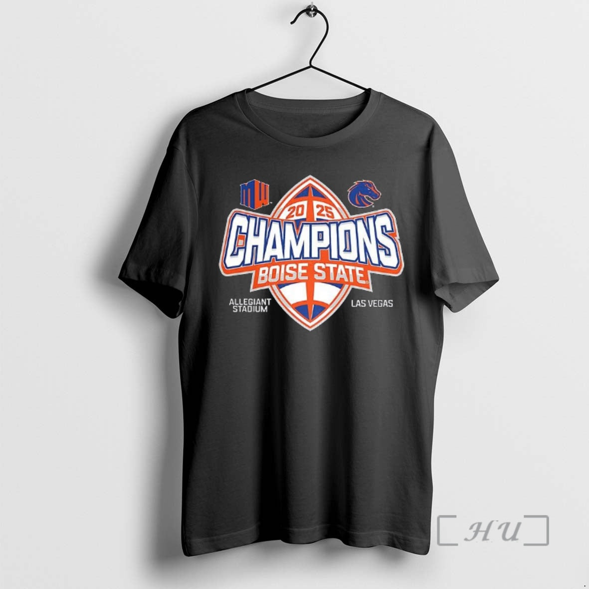 Officials Boise State Broncos 2025 Mountain West Football Champions Logo T-Shirts, Hoodie, Sweatshirt | AU01DripNestTees.com