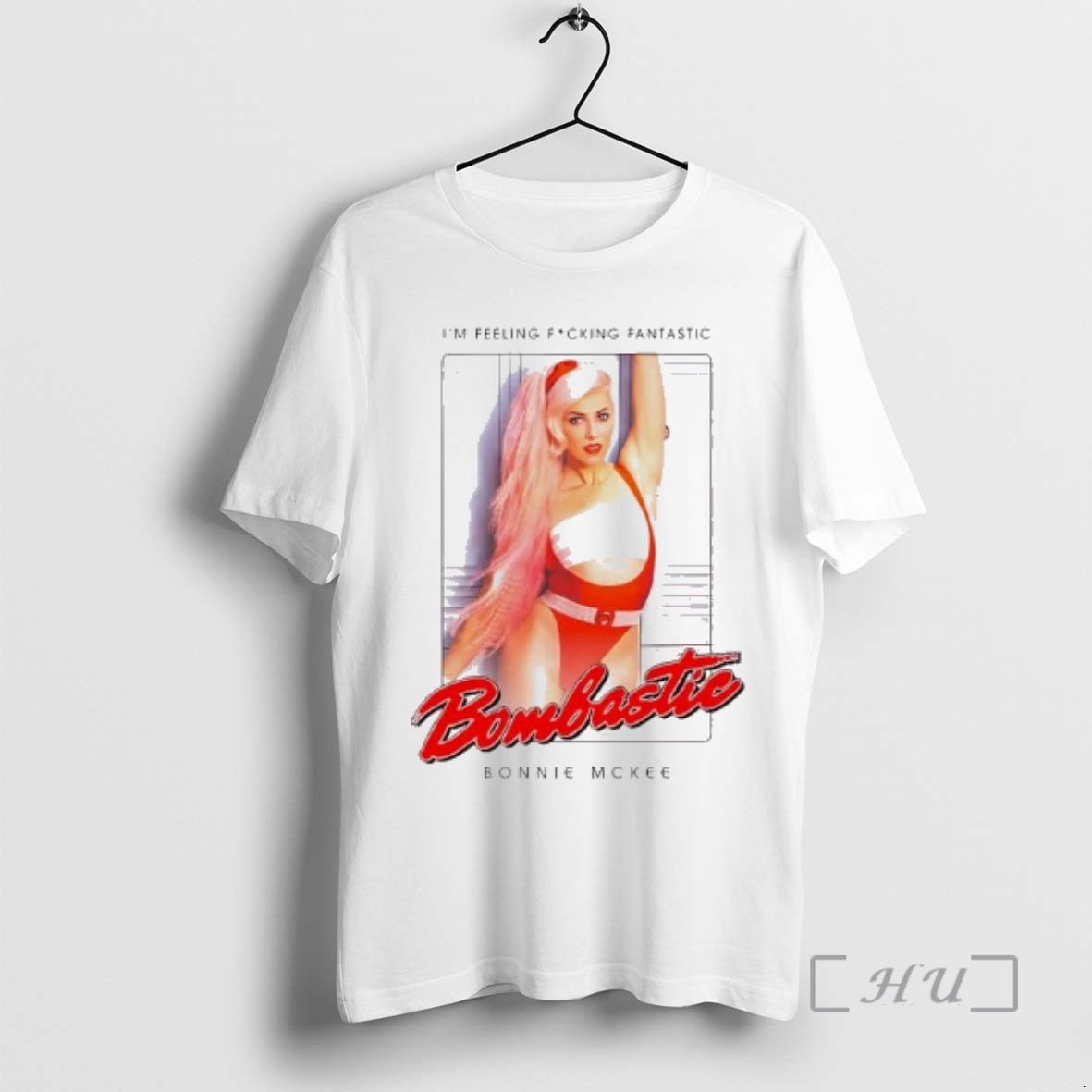 Officials Bombastic Bonnie Mckee Im Feeling Fcking Fantastic Graphic T-Shirts, Hoodie, Sweatshirt | AU01DripNestTees.com