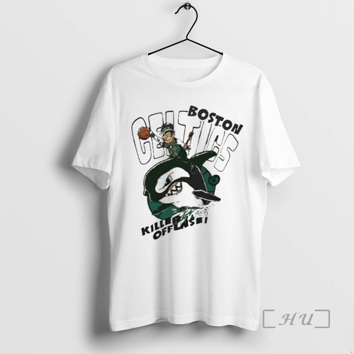 Officials Boston Celtics Killer Offense Mascot T-Shirts, Hoodie, Sweatshirt | AU01DripNestTees.com