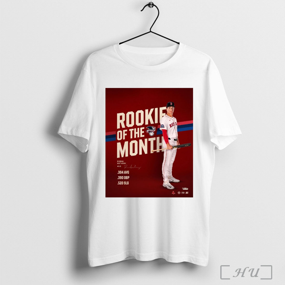 Officials Boston Red Sox Anthony American League Rookie Of The Month August 2025 Signature