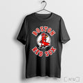 Officials Boston Red Sox Baseball Funny Mascot Sock With Bat Posters T Shirt