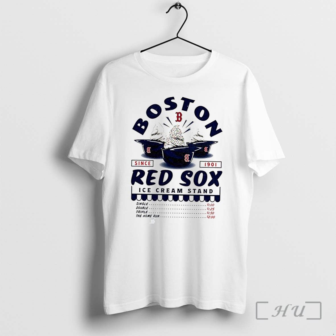 Officials Boston Red Sox Ice Cream Stand Tee