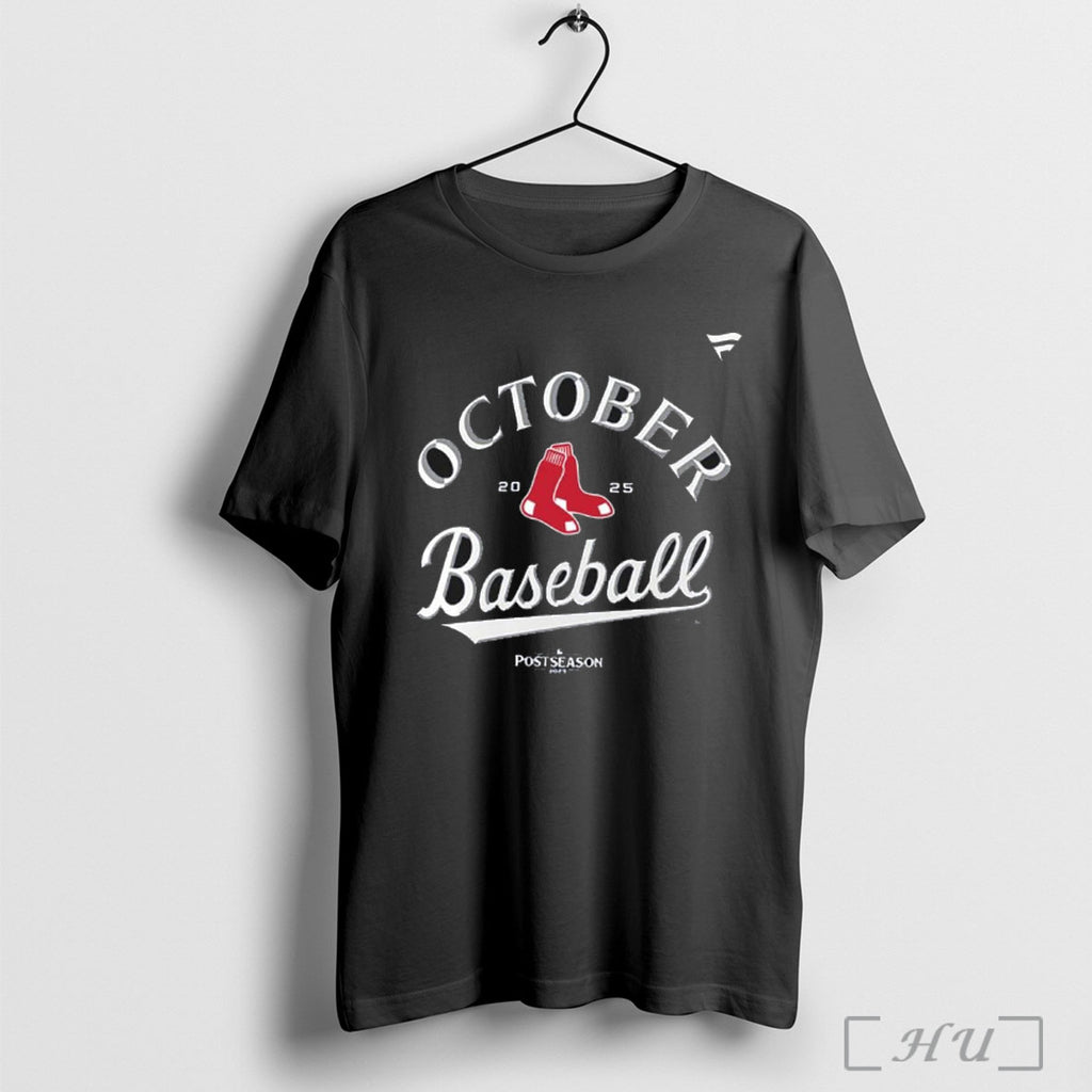 Officials Boston Red Sox October Baseball 2025 Postseason T Shirt T Shirt