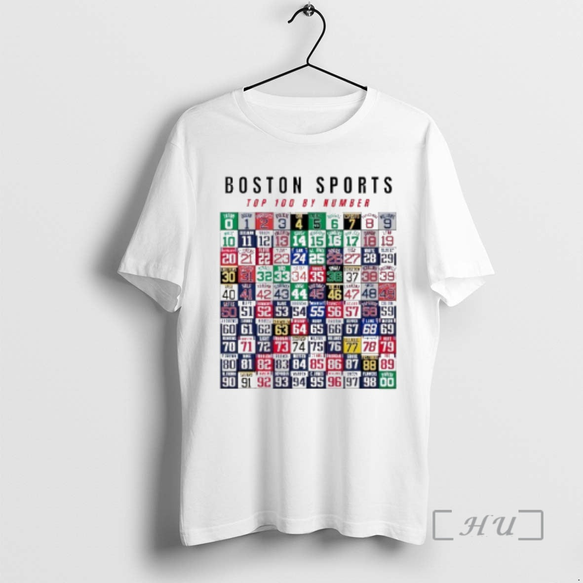 Officials Boston Sports Top 100 By The Numbers T-Shirts, Hoodie, Sweatshirt | AU01DripNestTees.com