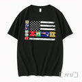 Officials Boston Sports Teams Logos Flag Tee