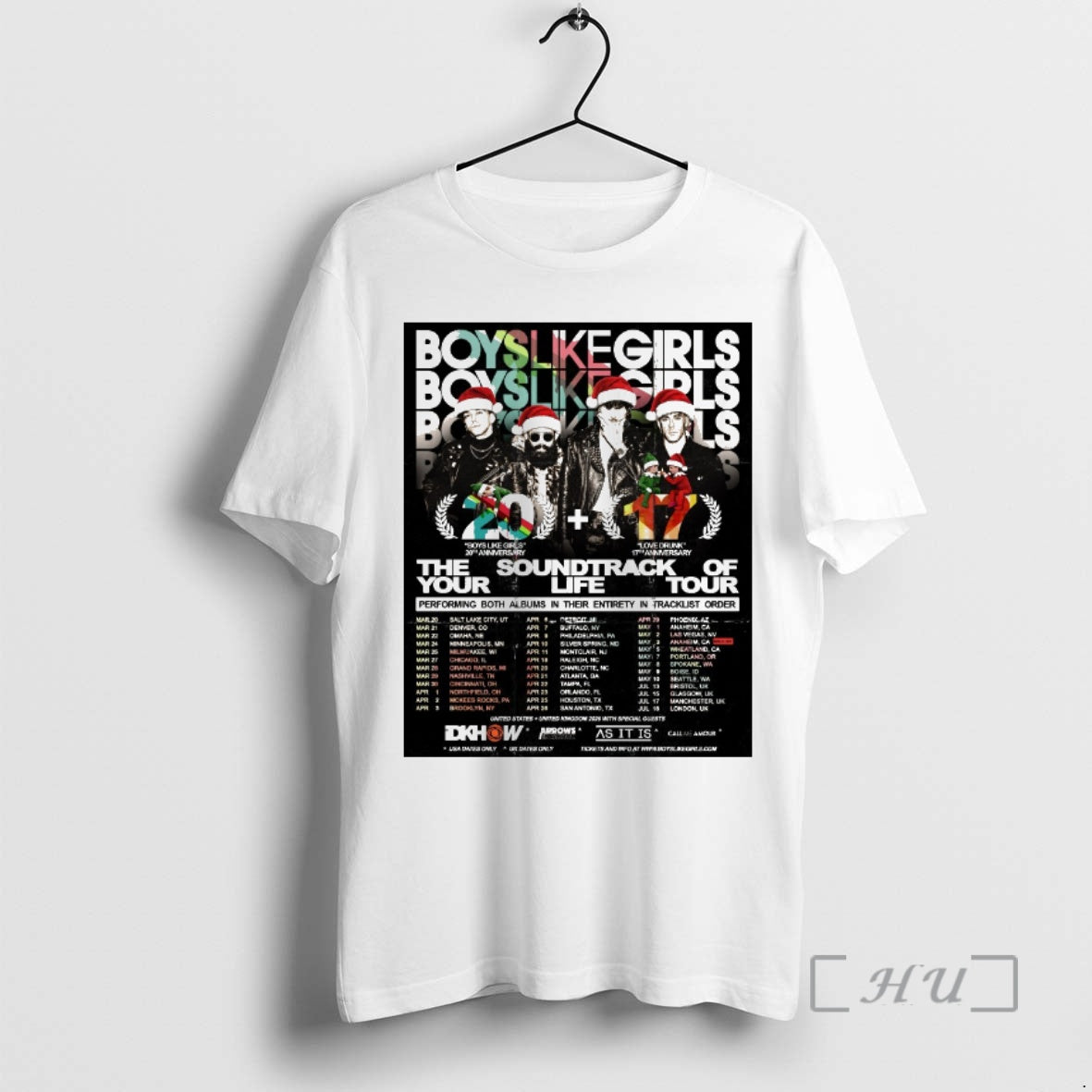 Officials Boys Like Girls The Soundtrack Of Your Life 2026 Tour Premium T Shirts Sweater Hoodie, Sweatshirt