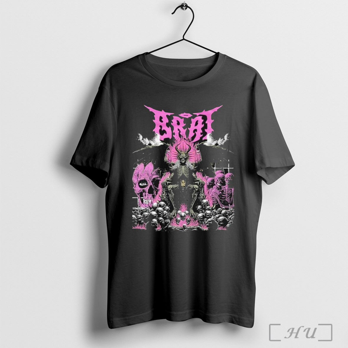 Officials Brat Overlord With Utter Distaste For The Human Race Skulls T Shirt