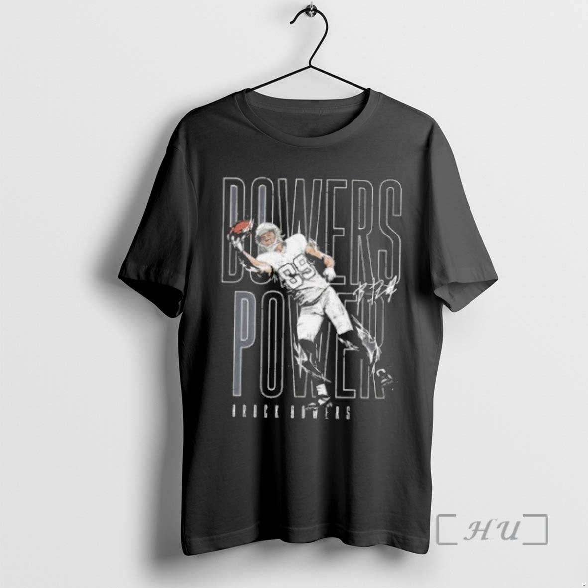 Officials Brock Bowers Las Vegas Bowers Power T-Shirts, Hoodie, Sweatshirt | AU01DripNestTees.com
