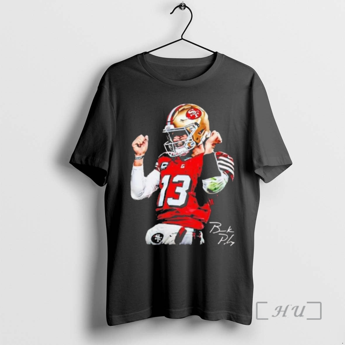 Officials Brock Purdy Dougie Celebration Signature T-Shirts, Hoodie, Sweatshirt | AU01DripNestTees.com