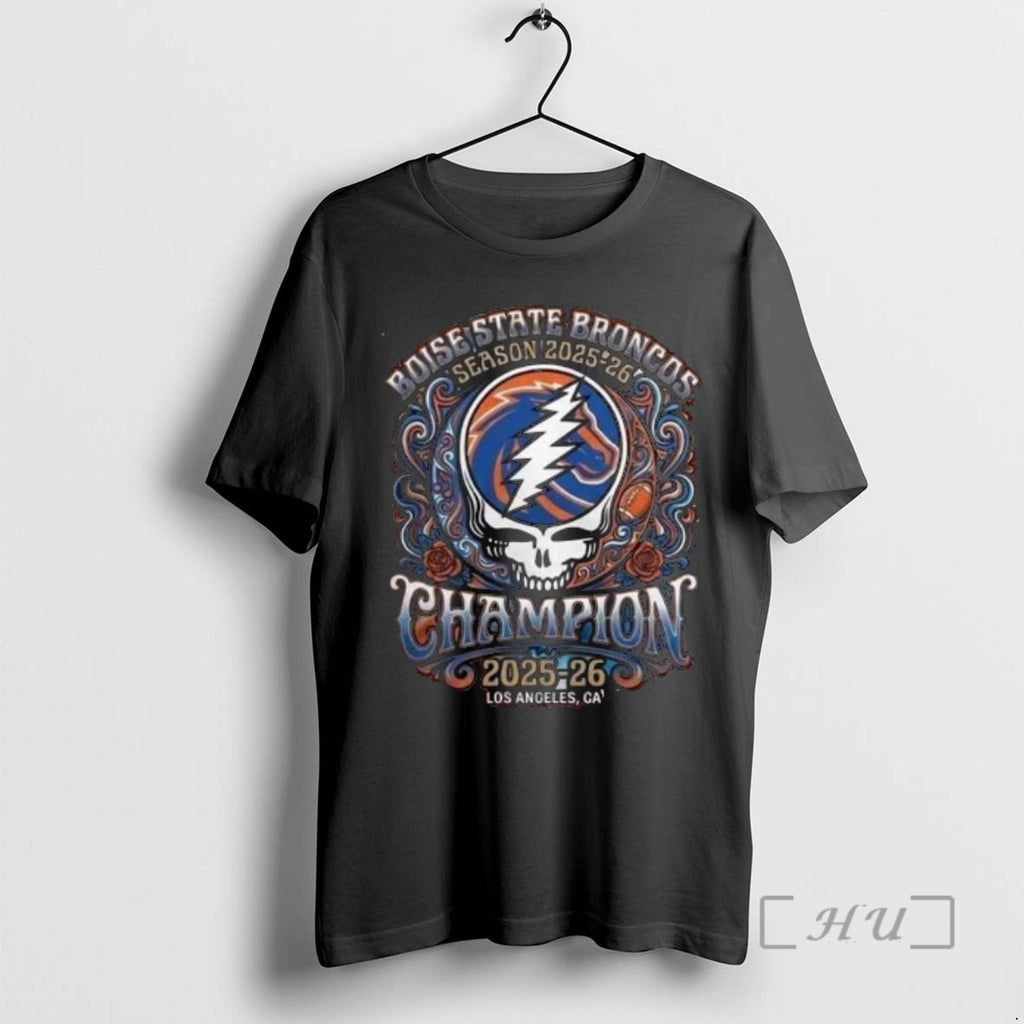Officials Bucked Up La Bowl Hosted Ncaa Season 2025 26 Boise State Broncos X Grateful T-Shirts, Hoodie, Sweatshirt