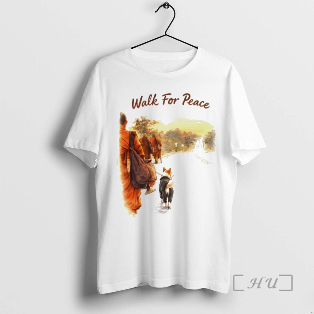 Officials Buddhist Monk Walk For Peace Vintage 2026 T-Shirts, Hoodie, Sweatshirt | AU01DripNestTees.com