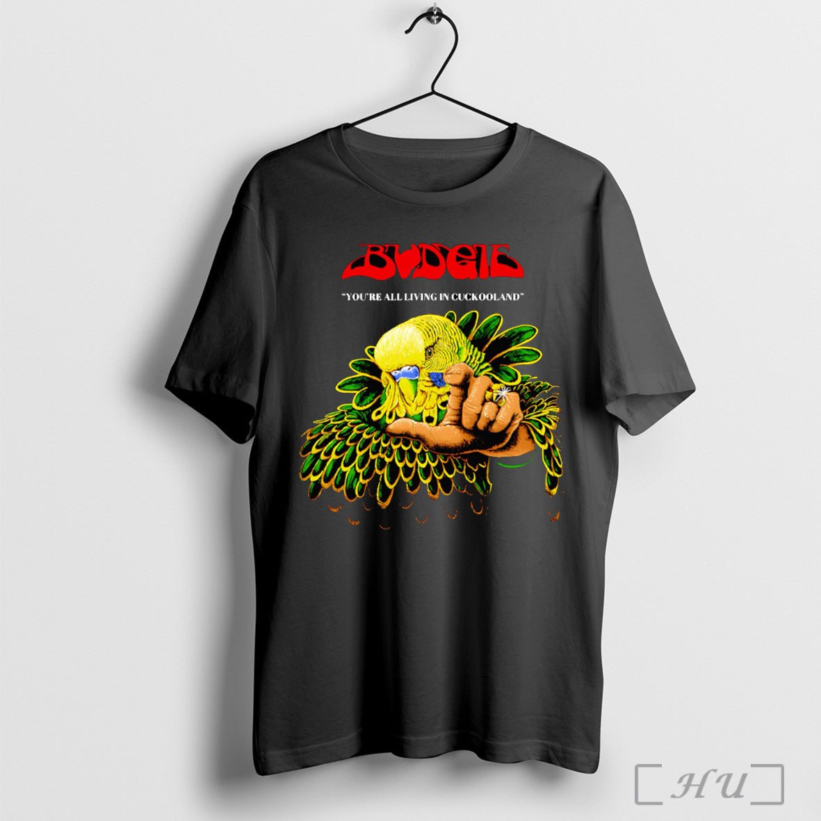 Officials Budgie Youre All Living In Cuckooland T Shirt