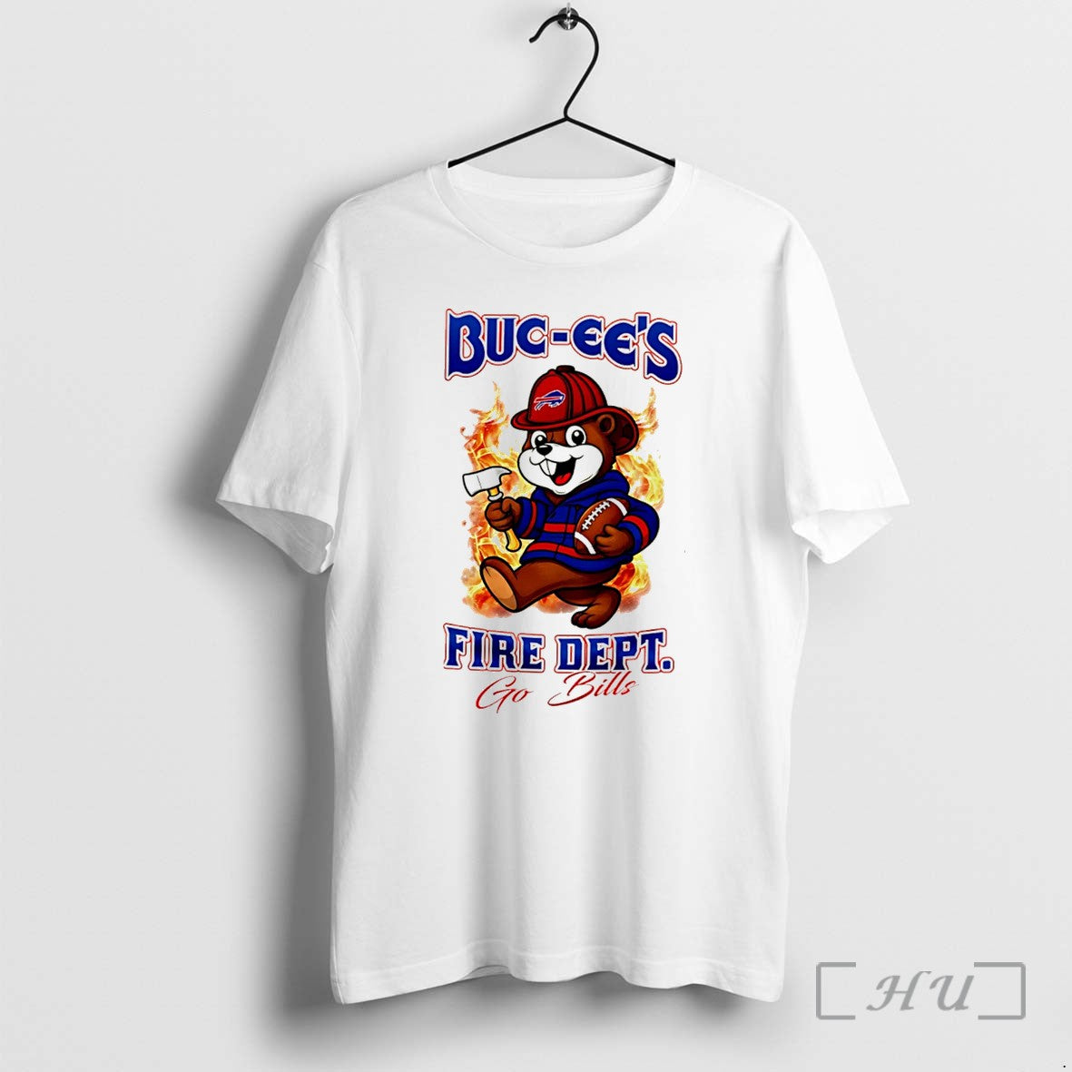 Officials Buffalo Bills Buc Ees Fire Dept Go Bears Firefighter Strong Tee Premium T Shirts