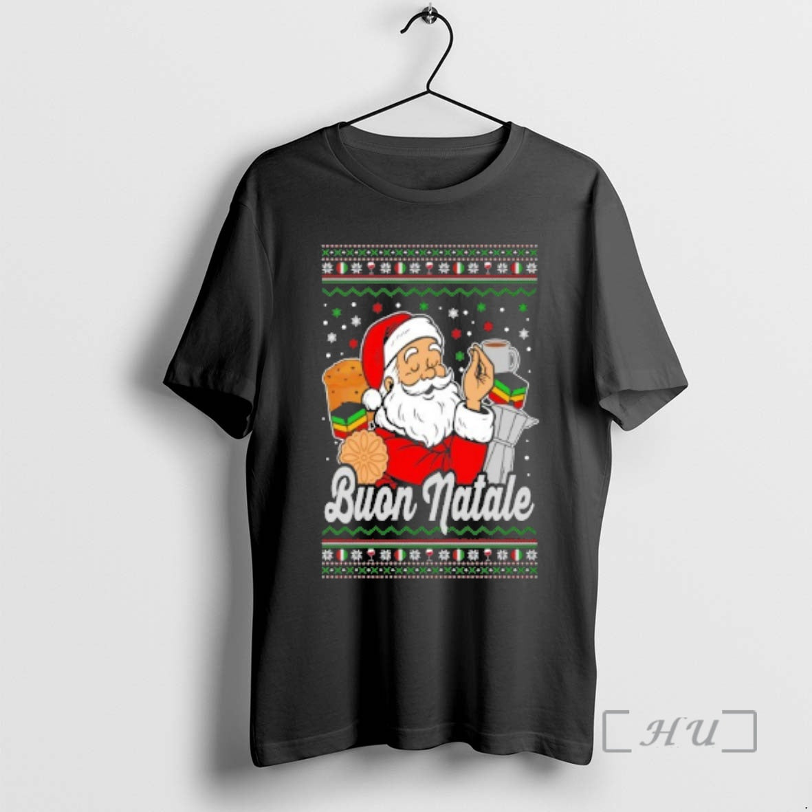 Officials Buon Natale Italian Santa Claus Ugly Christmas Sweat T-Shirts, Hoodie, Sweatshirt | AU01DripNestTees.com