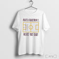 Officials Burnley Fc Anti Football Here We Go T Shirt