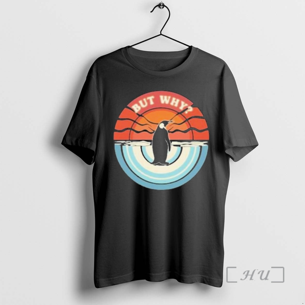 Officials But Why Penguin Retro Sunset T-Shirts, Hoodie, Sweatshirt | AU01DripNestTees.com