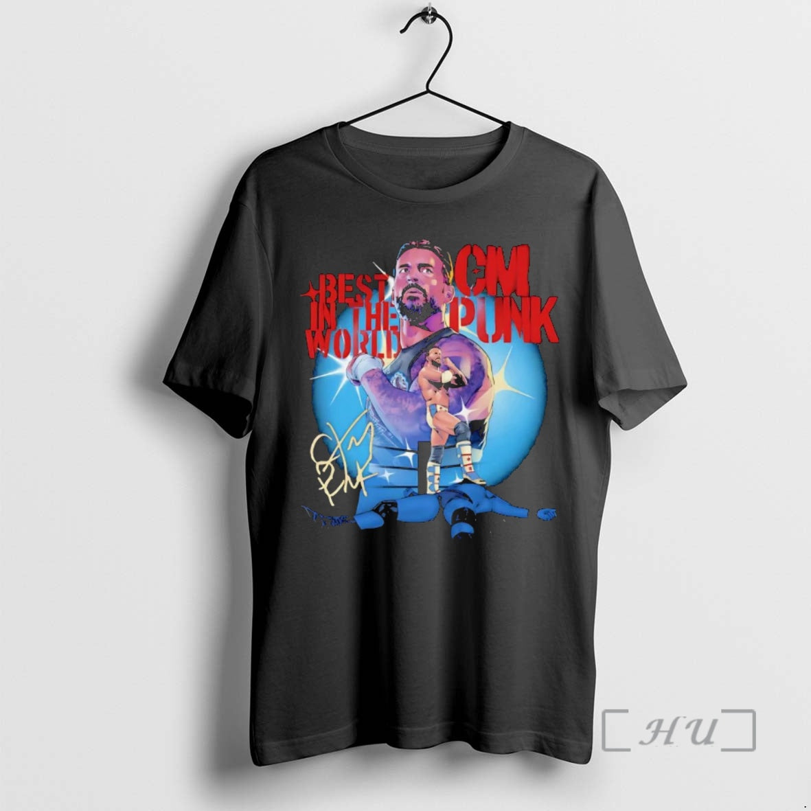 Officials Cm Punk Best In The World Signature T-Shirts, Hoodie, Sweatshirt | AU01DripNestTees.com