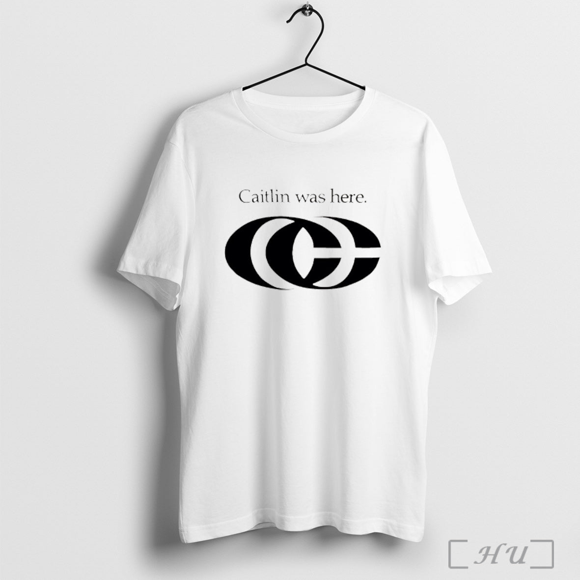 Officials Caitlin Was Here Big Logo 2025 White S T Shirt