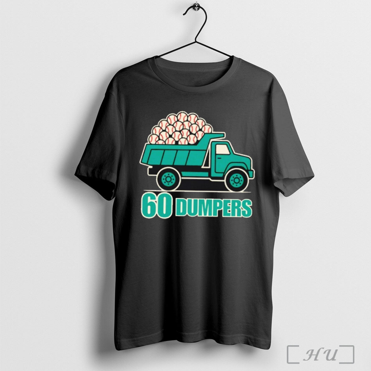 Officials Cal Raleigh Mlb Seattle Mariners 60 Dumpers Historic Season T Shirt